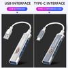 Type c 4 port USB High Speed 4 in 1 USB c Adapter for Cadillac CT5 STS XLR CT4 GT4 SLS SLR XT6 Escalade XT4 XT5 SRX XTS ELR BLS