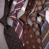Men's 8CM Coffee Brown Retro Necktie for Formal, Business, Casual, or Wedding Attire