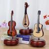 8-дюймовая скрипка-гитара музыкальная шкатулка заводной музыкальный инструмент - играющая мелодию струнная принадлежность для подарка на день рождения, фестиваль