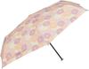 Esta MOONBAT Folding Romantic Retro Floral UV Rib 54cm Umbrella, Print, Windproof, Protection, Pink, Women's, Length Approx.