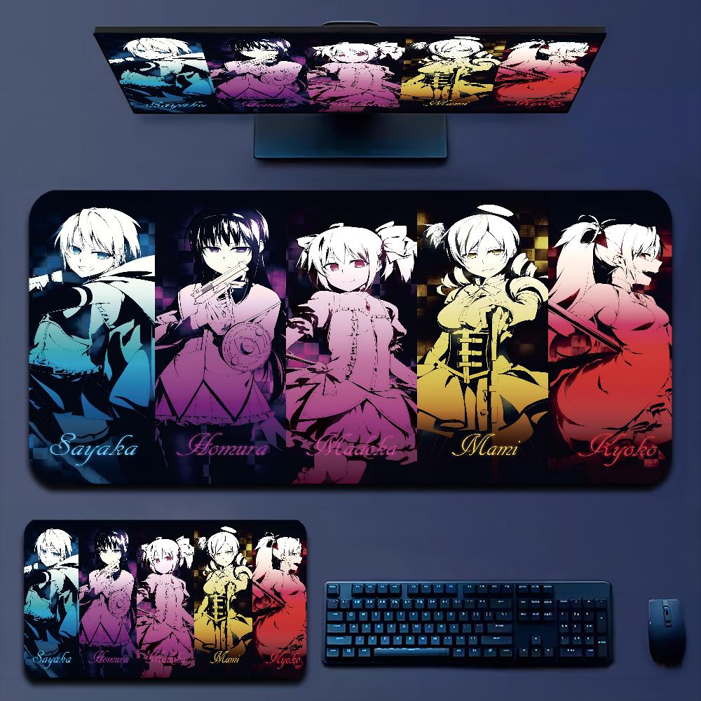 Милый Коврик для мыши Puella Magi Madoka Magica Коврик для мальчика Натуральная резина Игровой настольный коврик Размер для Игрового Мира Танков CS GO Зельда