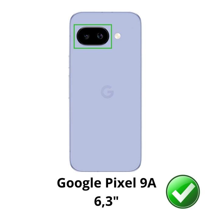 Coque - Phonillico® - Google Pixel 9a - Portefeuille Noir - Clapet Aimanté - Rangement Cartes