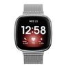 Миланский браслет-ремешок для Versa 3, сменный ремешок для умных часов, ремешок из нержавеющей стали для браслета Sense