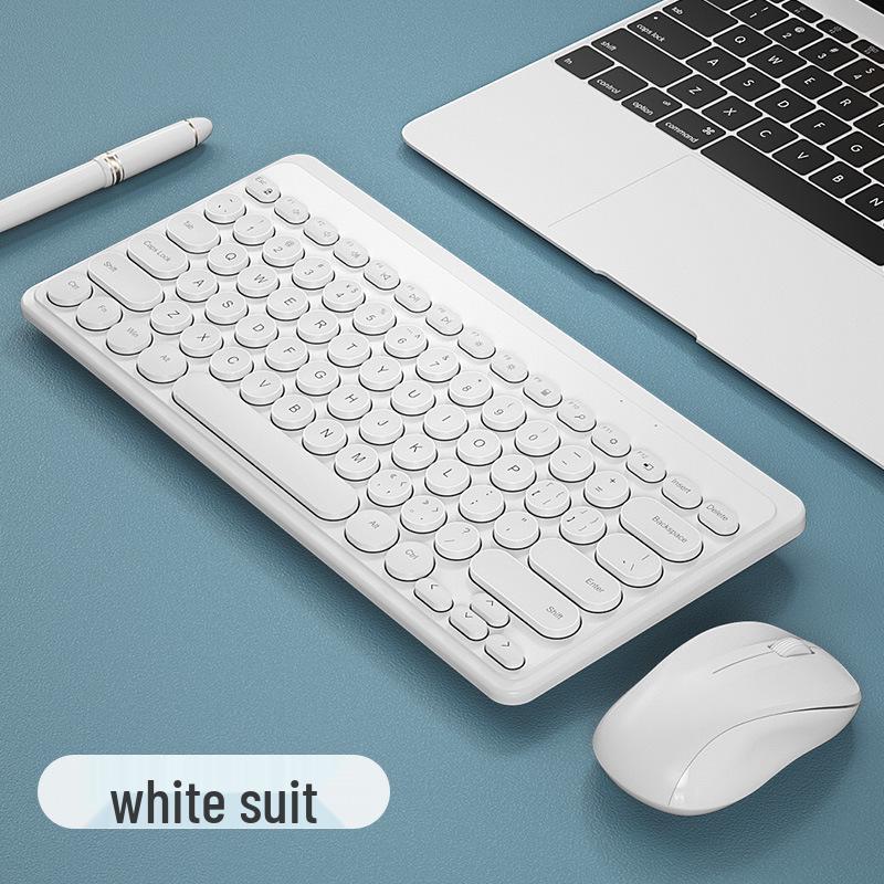 BOW HangShi Wired Keyboard & USB Wireless Mouse Set for Girls