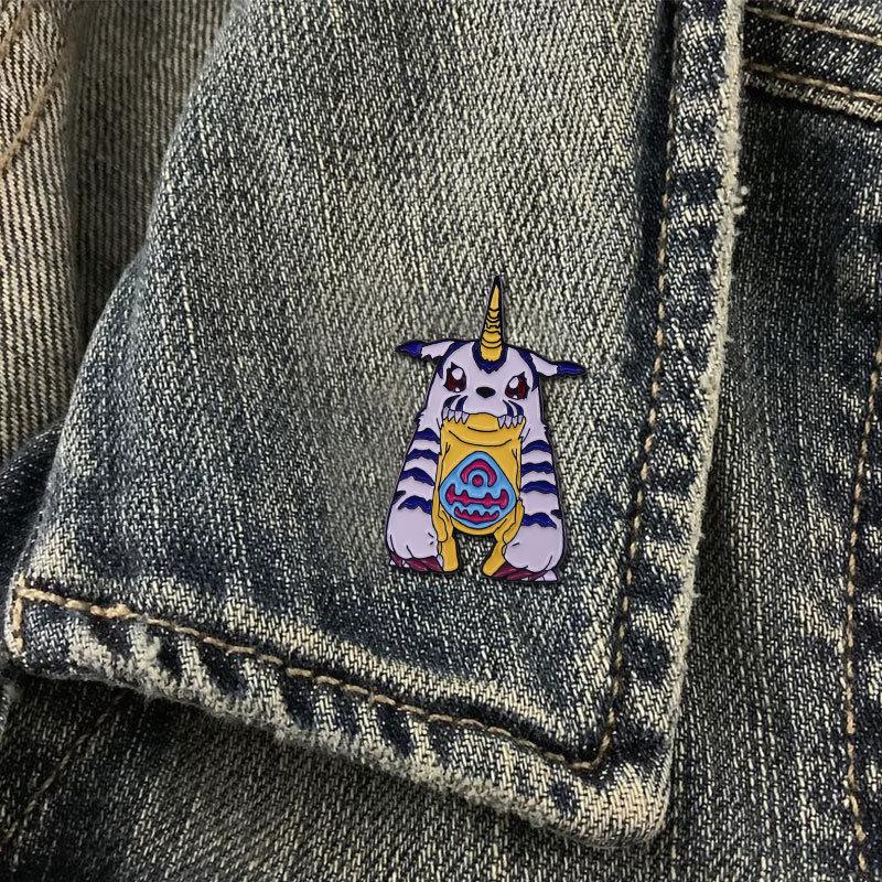 Anime Gabumon Enamel Pins Collection Brooch Women Men Badge Backpack Lapel Fashion Jewelry Accessories