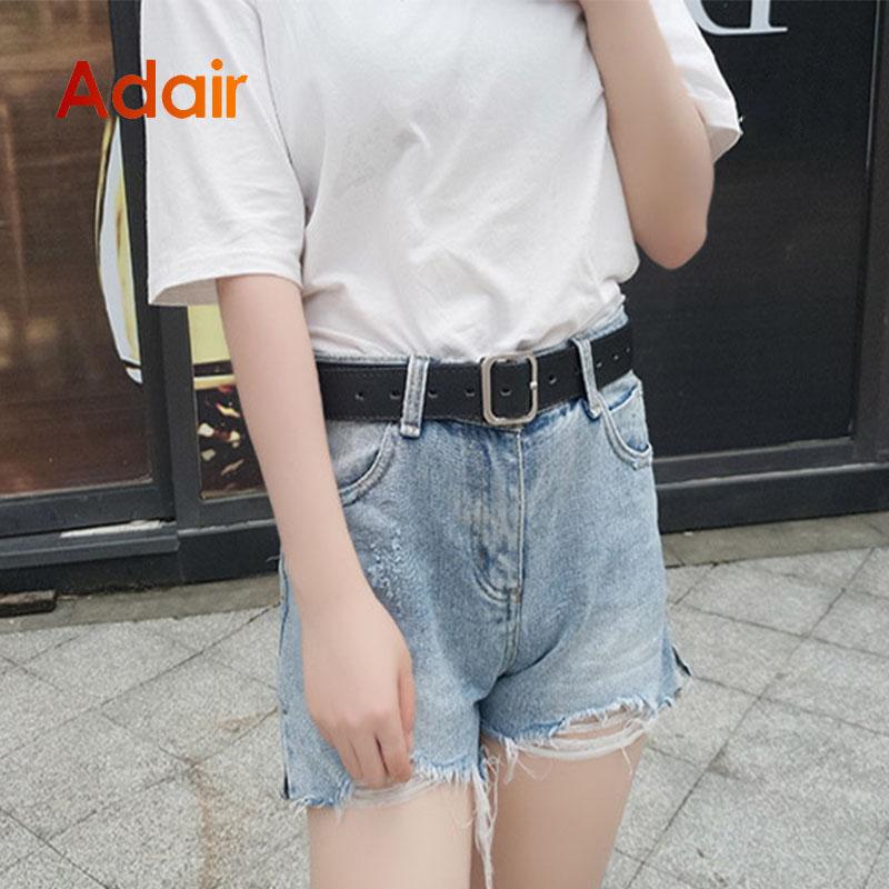 Черный, белый, однотонный модный ремень для женщин, джинсовый брючный ремень, высокое качество, женское платье, джинсовый ремень, женский пояс DT008