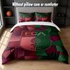 FC Augsburg FC Design Bed Bedding Set 1 Duvet Cover + 2 Pillowcases Soft Breathable Household Bed Linens