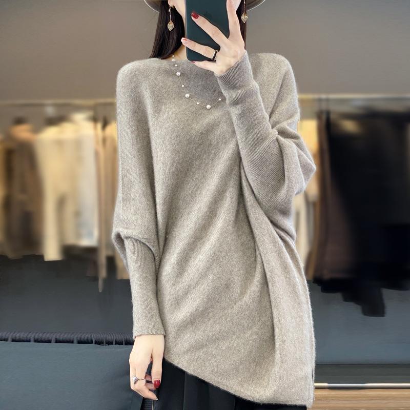 Women's Sweater Casual Wool Long Sleeve Cashmere Knitted Pullover Korean 2023 Autumn Winter Top
