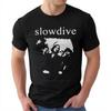 Мужская футболка Slowdive Хлопковая одежда Повседневная Классическая футболка Футболка с круглым вырезом 6XL Футболка Мужская Рок Быстросохнущая Прохладная футболка