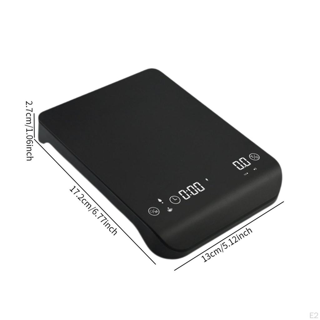 Espresso Scale Kitchen Professional LED Display Multifunctional Digital with Timer Smart