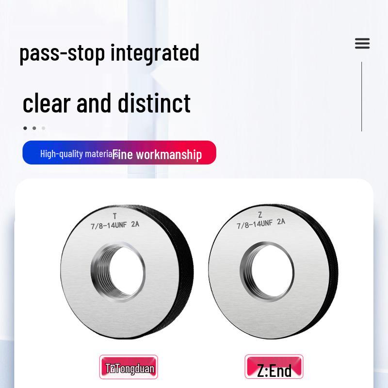 Набор метрических резьбовых калибров-пробок США: 1/4-20/28 UNC, 3/8-16/24, 5/16-18/24 UNF, Проход/Непроход, Стандарт 2A.