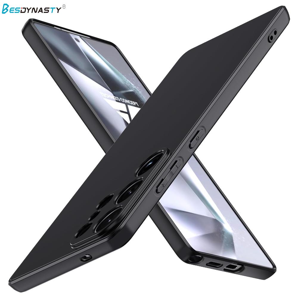 Матовый черный чехол для Samsung Galaxy S26 Ultra S25 S25FE с защитой камеры, противоударный, ультратонкий, из мягкого силикона