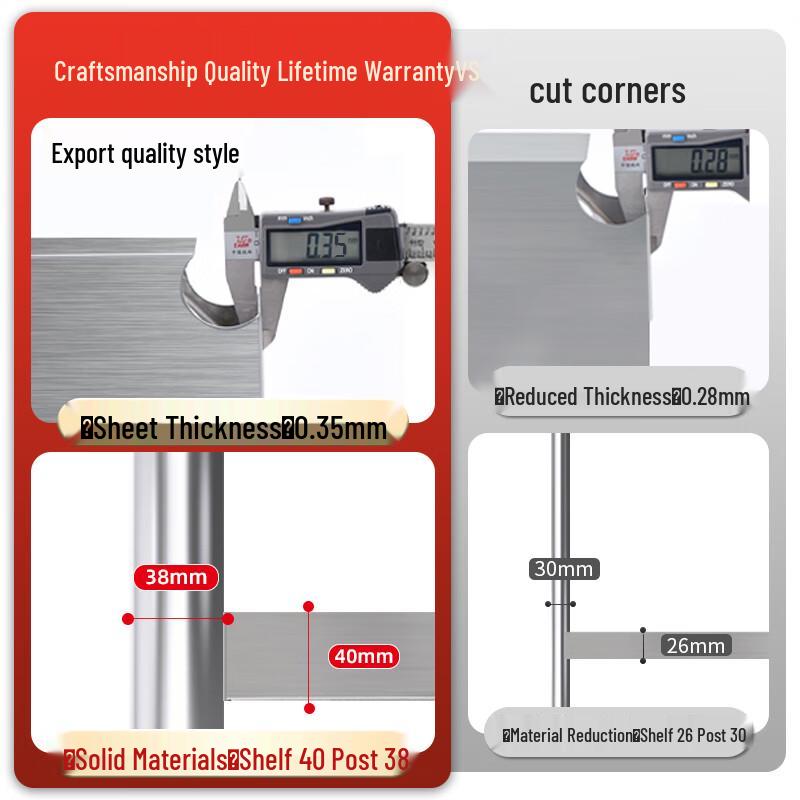 Ми Линг Стеллаж для хранения кухонной утвари из нержавеющей стали