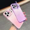 Чехол-подставка для камеры 2-в-1 с градиентным цветом для iPhone 17 Air 16 E 15 14 Plus 13 12 11 Pro Max С крышкой с магнитным креплением Magsafe