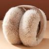Женские наушники-муфты Пушистые складные грелки для ушей Съемная защита ушей Мягкие и теплые накладки на уши для мужчин, женщин и детей
