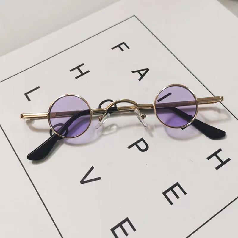Круглые Металлические Солнцезащитные Очки Винтажная Оправа Для Женщин Солнцезащитные Очки Мужские Дизайн Роскошного Бренда Солнцезащитные Очки Женские Зеркальные Uv400