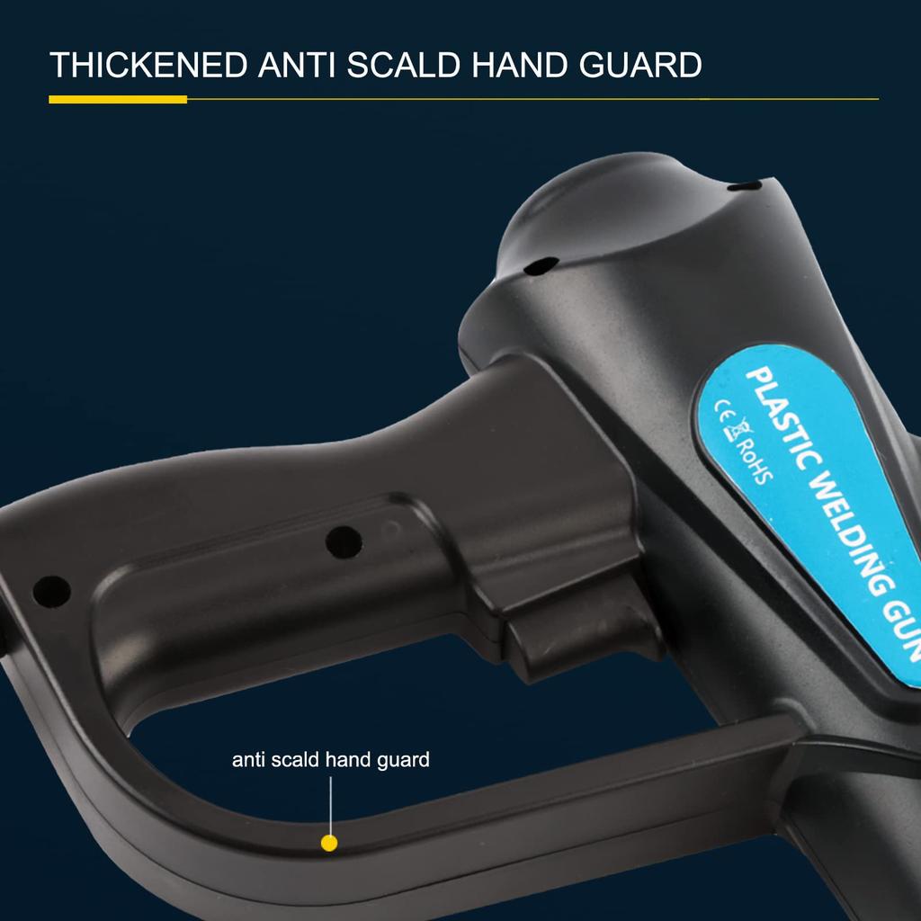 GoolRC 70W Hot Plastic Welder Car Bumper Repair 4 Types Welding Repair Machine Welder Gun Repair Staple, Kit, Flat/Outer Corner/Inner Corner/Wave