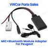 Для Citroen C2 C3 RD4 Для Peugeot 207 307 407 308 12-контактный автомобильный радиоприемник RD4 Bluetooth Music AUX Phone Call Handsfree MIC адаптер
