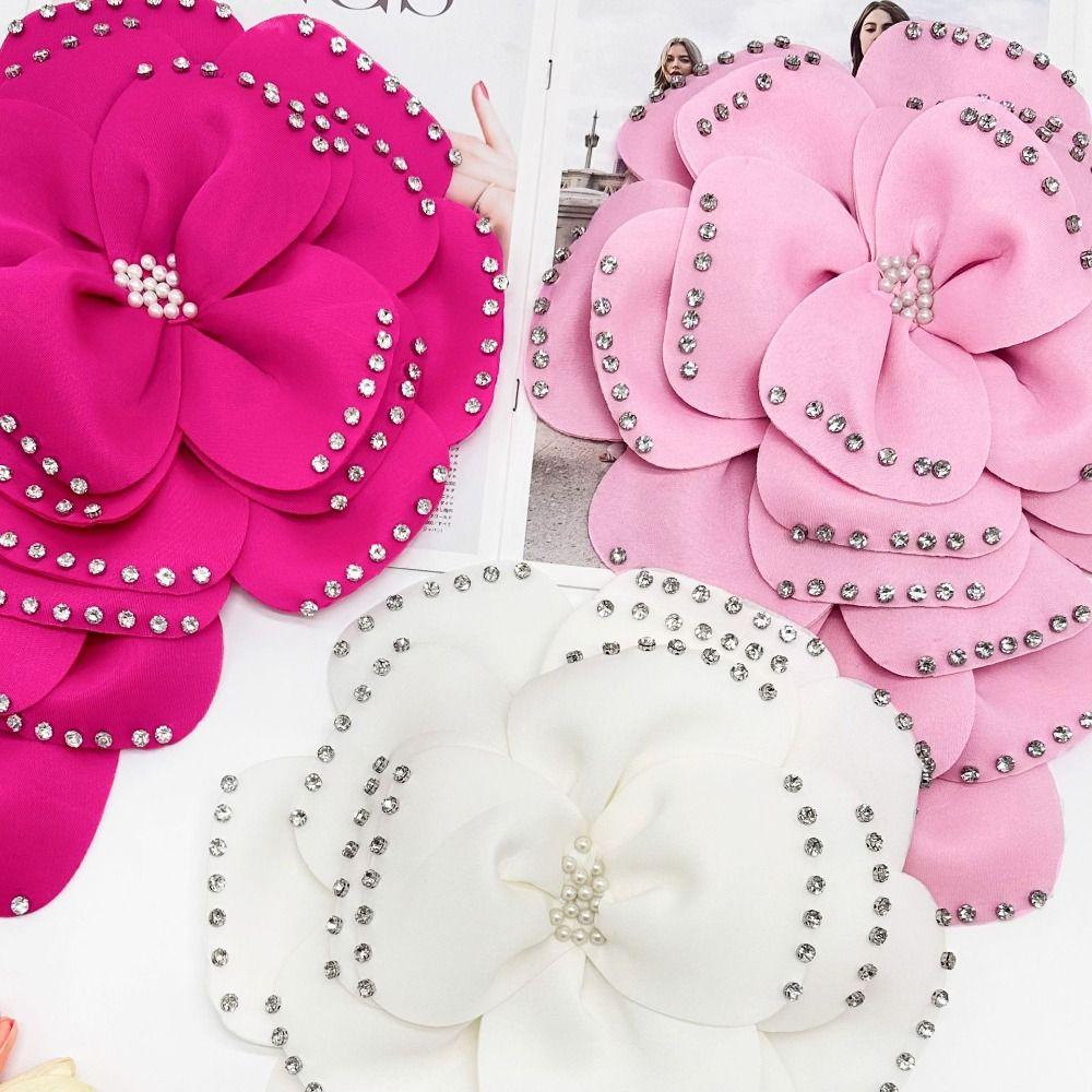 Съемные 3D многослойные цветочные аппликации на грудь цветочная аппликация на одежду нашивки на одежду для женщин