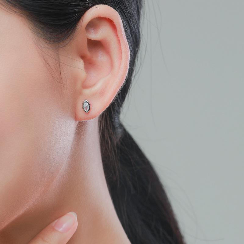 Танциз стерлингового серебра 925 пробы циркон серьги серьги-капли для женщин подарки на свадьбу