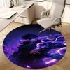 Коврик для стула Solo Leveling, Круглый ковер - Офисный ковер, Машинная стирка, Нескользящий, Подходит для гостиных, спален