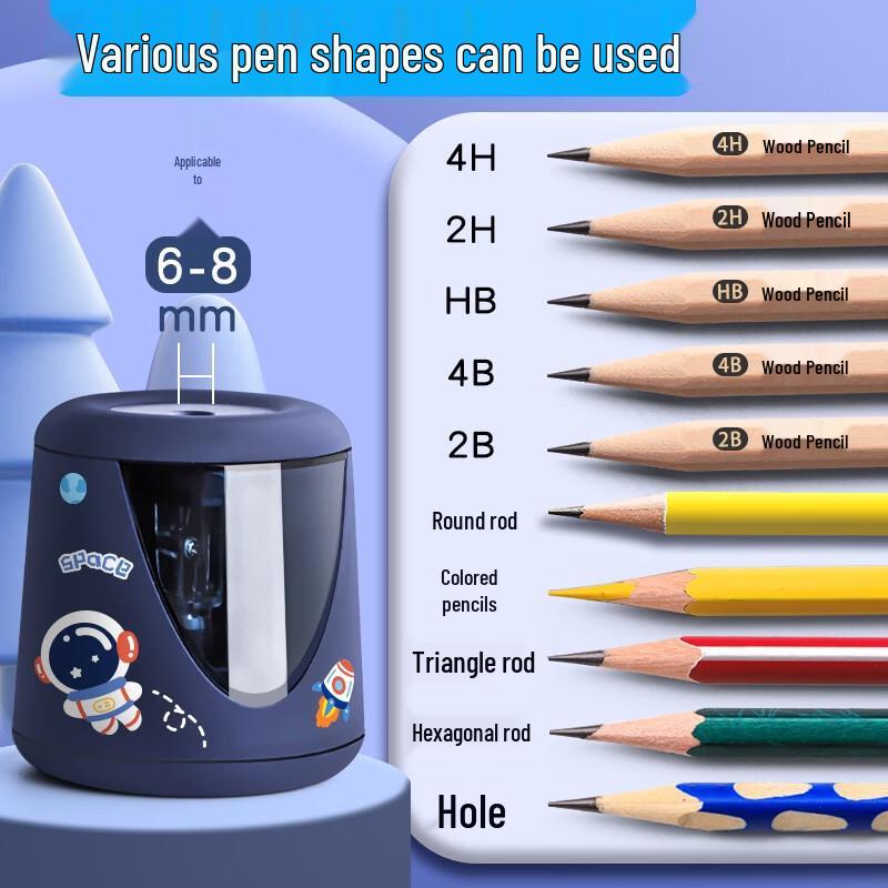 Electric Automatic Pencil Sharpener for Children's Primary School