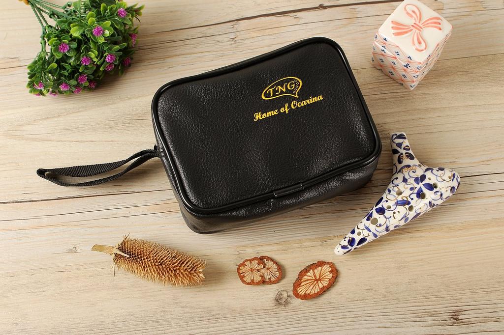 TNG Ocarina музыкальный инструмент роскошная одинарная окарина Wind Wind глазурованная отделка синий цветочный фарфор [сопрано/до-тональность/SC/12 отверстий/белый и синий]