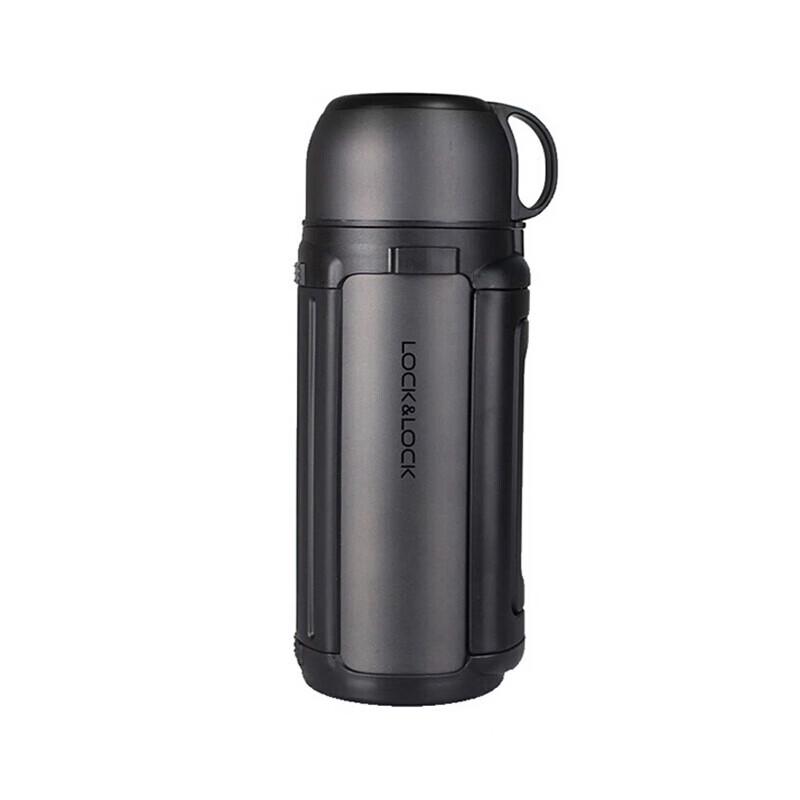 LOCK&LOCK LHC1426 1.5L Stainless Steel Insulated Thermos with Bowl