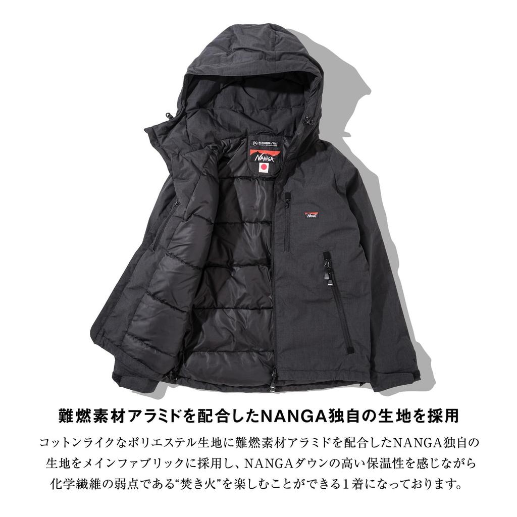 Изготовленная на заказ куртка HINOC DOWN JACKET огнестойкая увлажняющая для кемпинга [Nanga] мужская