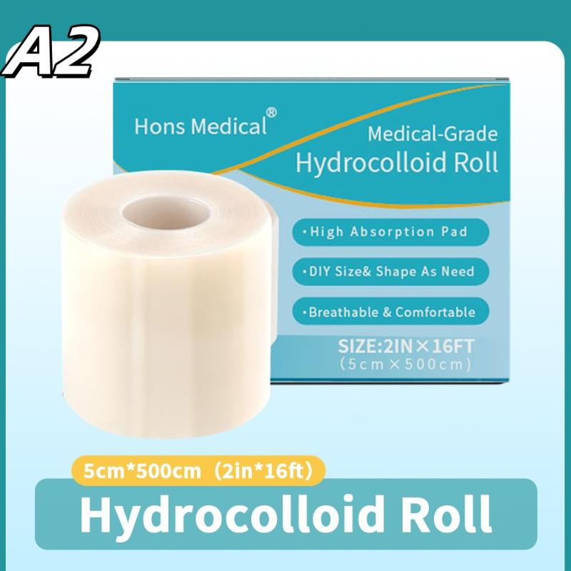 Гидроколлоидные рулонные повязки – Самоклеящиеся, Высокоабсорбирующие пластыри для ухода за ранами при ожогах и пролежнях