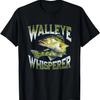Графическая одежда для рыбалки Walleye Whisperer, подарок, футболка рыбака