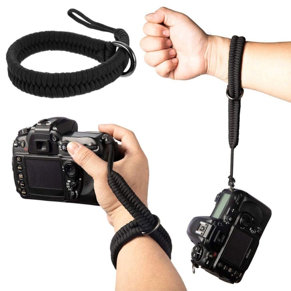 Nylon Umbrella Rope Camera Wristband Camera Strap for Canon Nikon Sony Fuji Leica Olympus Telescope