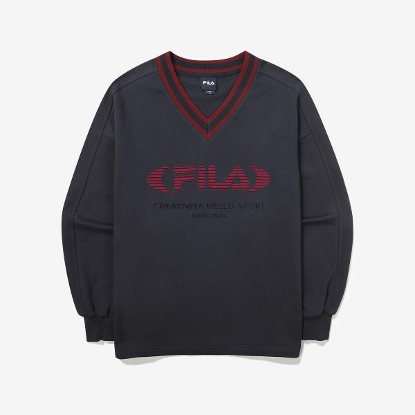 Fila Свитшот с V-образным вырезом и логотипом