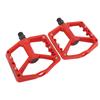 Bike Pedals Nylon Fiber Dual Bearing Anti Slip Lightweight Flat Platform Bike Pedals for Mountain