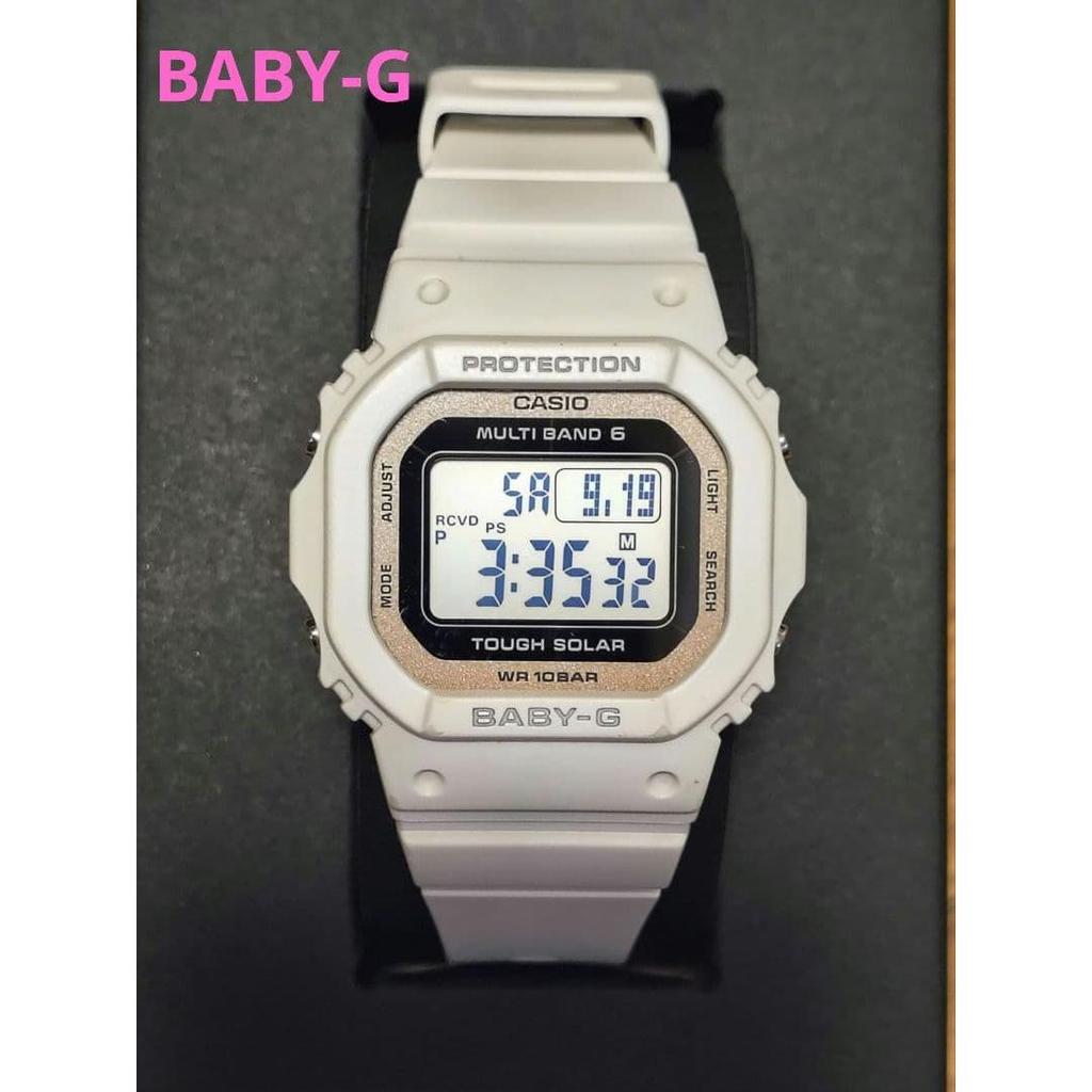 Used CASIO BABY-G BGD-5650SP Radio Controlled Solar White