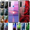 Для Xiaomi Redmi Note 8T Чехол Закаленное Стекло Обложка Печатная Задняя Крышка Жесткие Чехлы Для Coque Redmi Note 8 T Note8T Capa Телефон Funda