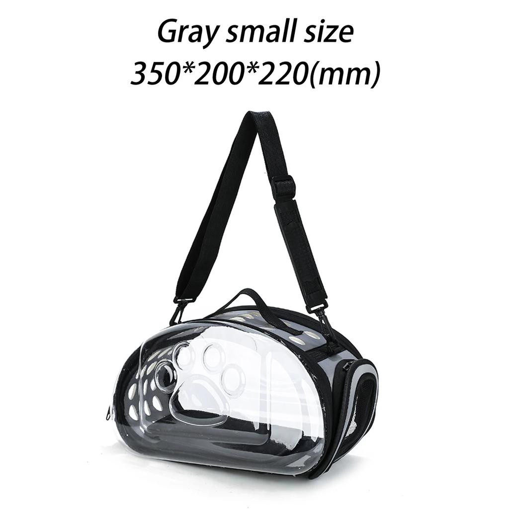 Сумка на плечо для домашних животных, переноска для кошек, дышащая сумка для путешествий на открытом воздухе, капсульная прозрачная портативная сумка для щенков и котят, сумка на плечо
