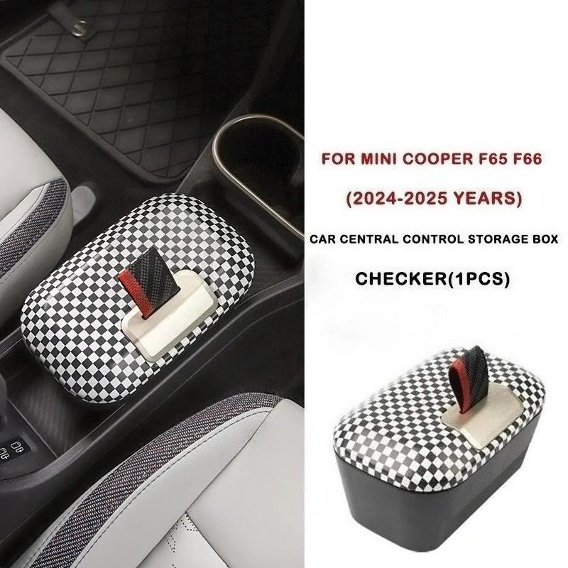 For Mini Cooper F65 F66 2024 2025 1PC Car Central Control Armrest Storage Box Organization Auto Interior Decoration Accessories