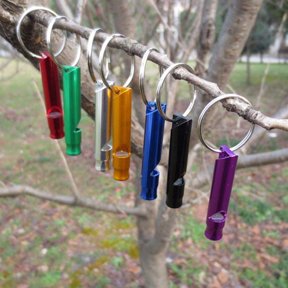 with Keyring Camping Hiking Training Accessories Emergency Whistles Survival Whistle EDC Tools