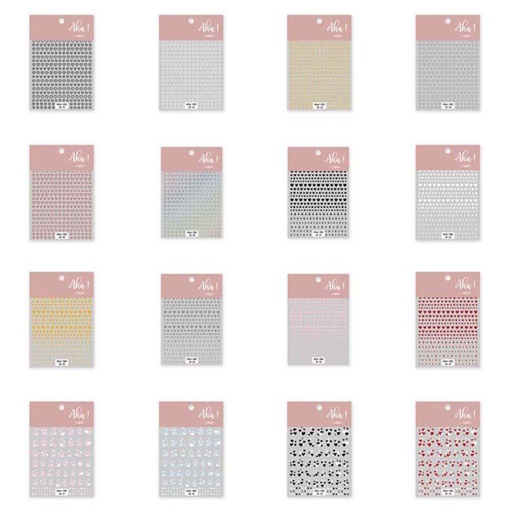 Self-adhesive Manicure Accessories Nail Art Decorations Heart Nail Stickers Love Heart Nail Decals