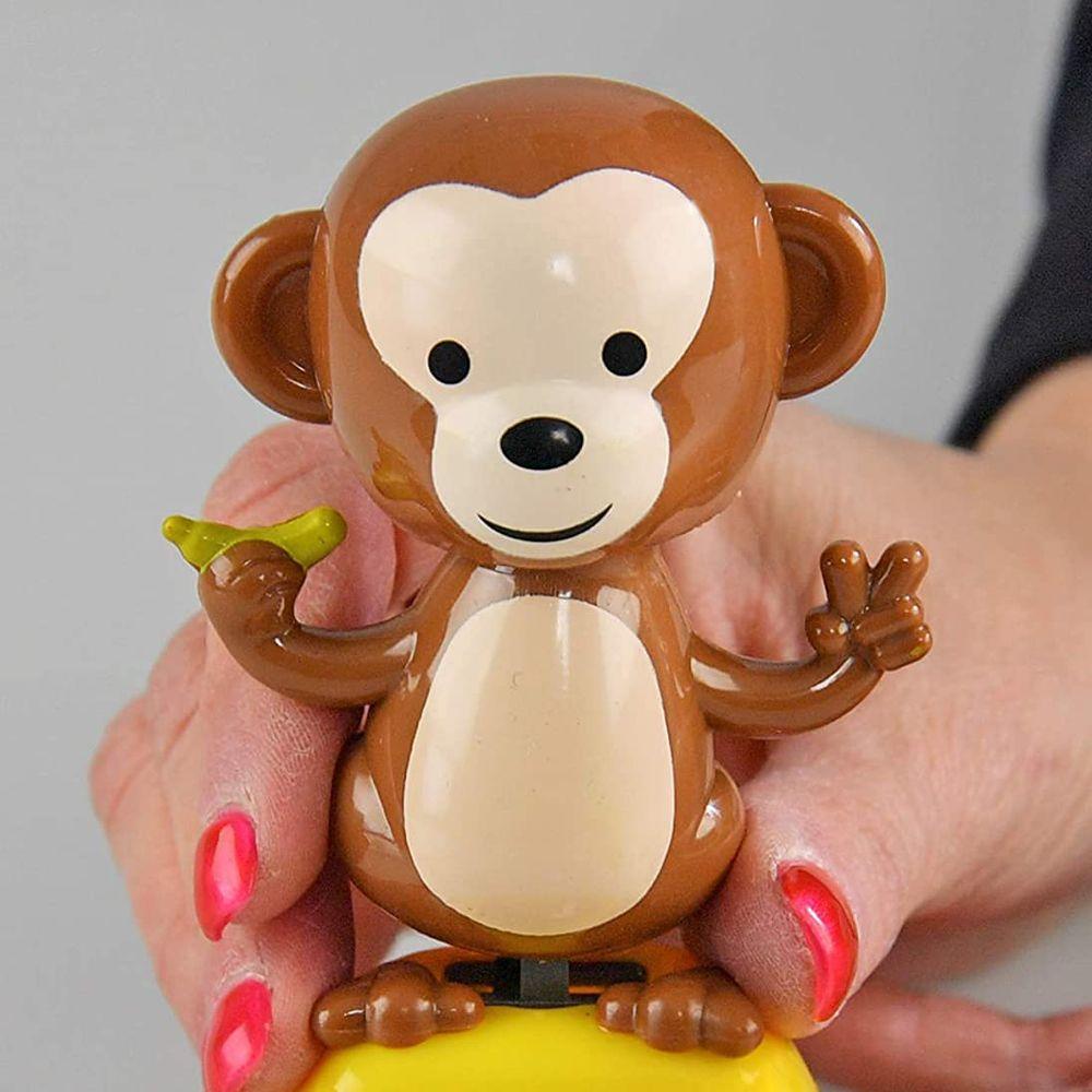 Dashboard Solar Power Shaking Head Cat Solar Toy Doll Dancing Monkey Figure Bobble Head Doll