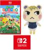 Animal New Horizons Nintendo Switch 2 Edition Switch 2 Набор плюшевых игрушек Jun Дизайн с логотипом Nintendo Switch 2 В комплект входит салфетка из микрофибры Crossing - + (S)