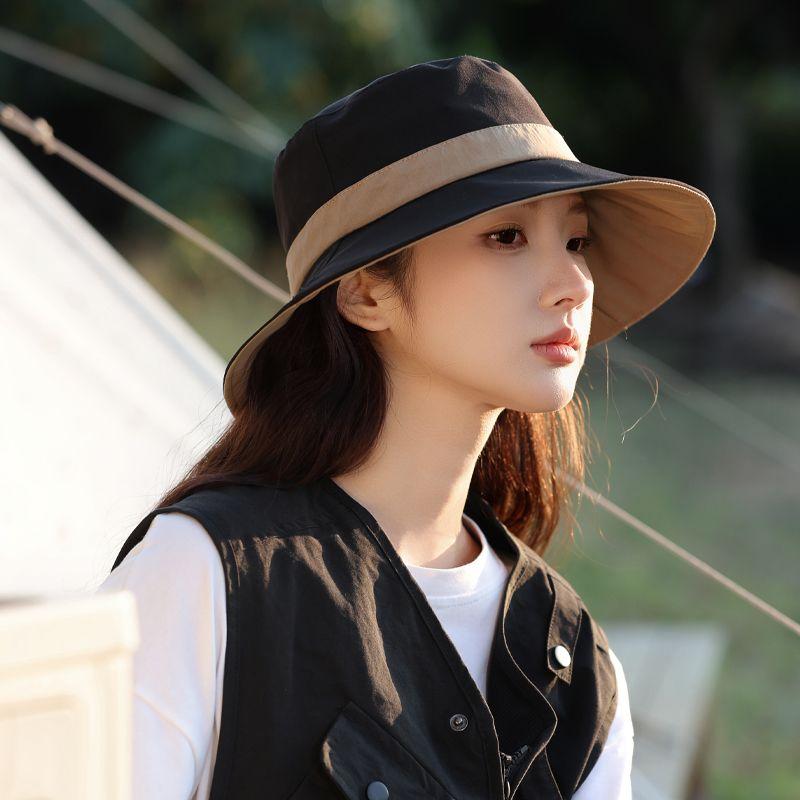 Новая летняя шляпа женская шляпа-ведро для путешествий на открытом воздухе солнцезащитная шляпа