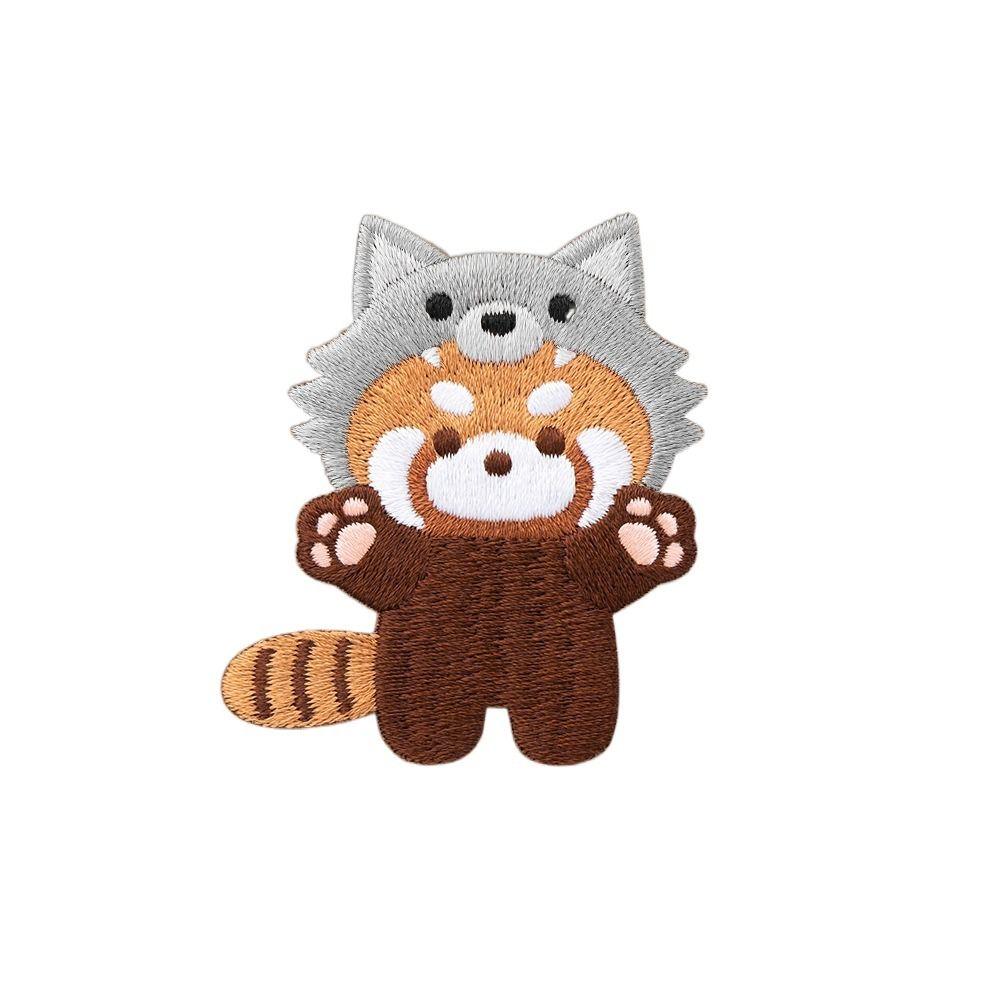 Брошь Красная Панда Панда Модная Медведь Тигр Животное Брошь Кролик Булавка Вышивка Красная Панда Булавка Подарок