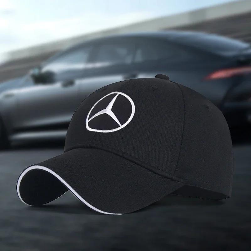 WAM3 Car Duck Tongue Cap For Mercedes benz 3D Hat Car MOTO GP Racing F1 Baseball Cap Hat Adjustable Casual Trucket Hat hip hop