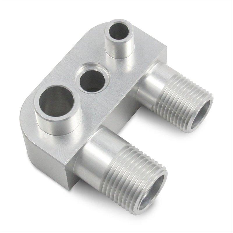 DT08 For LSX LS3 Engine Swap Conversion A/C Line Compressor Adapter Fitting, AC Compressor Aluminum Adapter