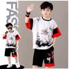 Children's Boys Summer Thin Section Big Children's Sports Boys Summer Suits Cool and Handsome Trend