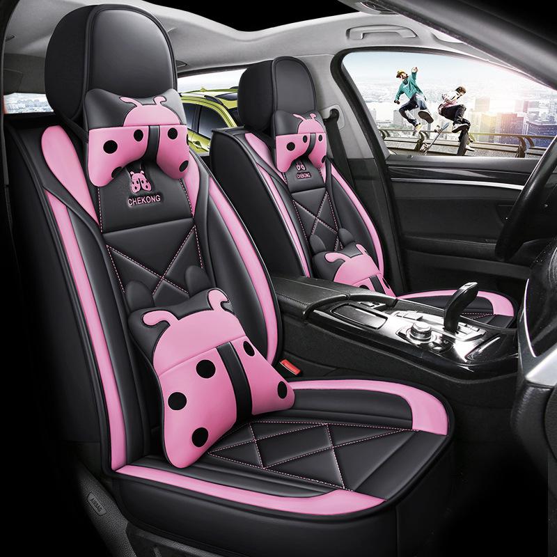 2021 Universal Cartoon Car Seat Cushion & Cover for All Seasons