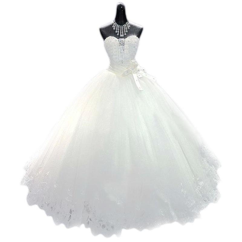 Sweetheart Lace Up Silver Lined A Line Sweep Train Charming Button Wedding Dress