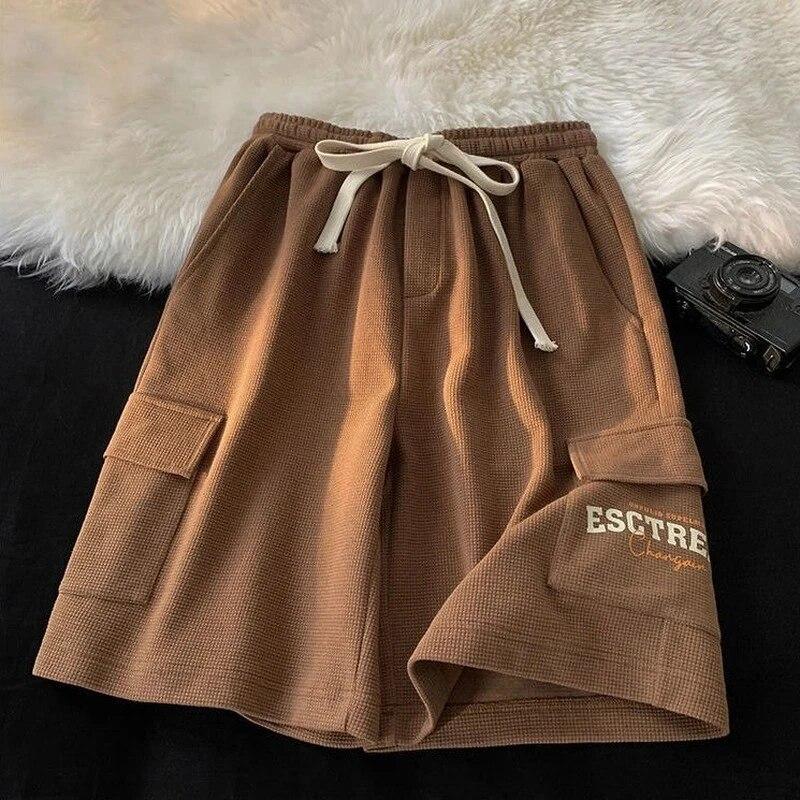 Sports Shorts Ladies Summer Large Size Loose Straight High Waist Slim Casual Wide Leg Five-point Pants Running Shorts for Women